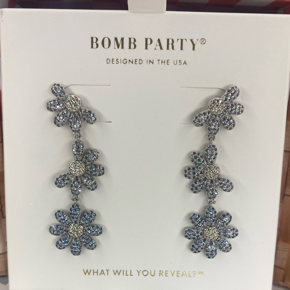 Bomb party earrings